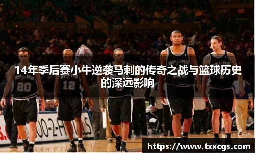 14年季后赛小牛逆袭马刺的传奇之战与篮球历史的深远影响